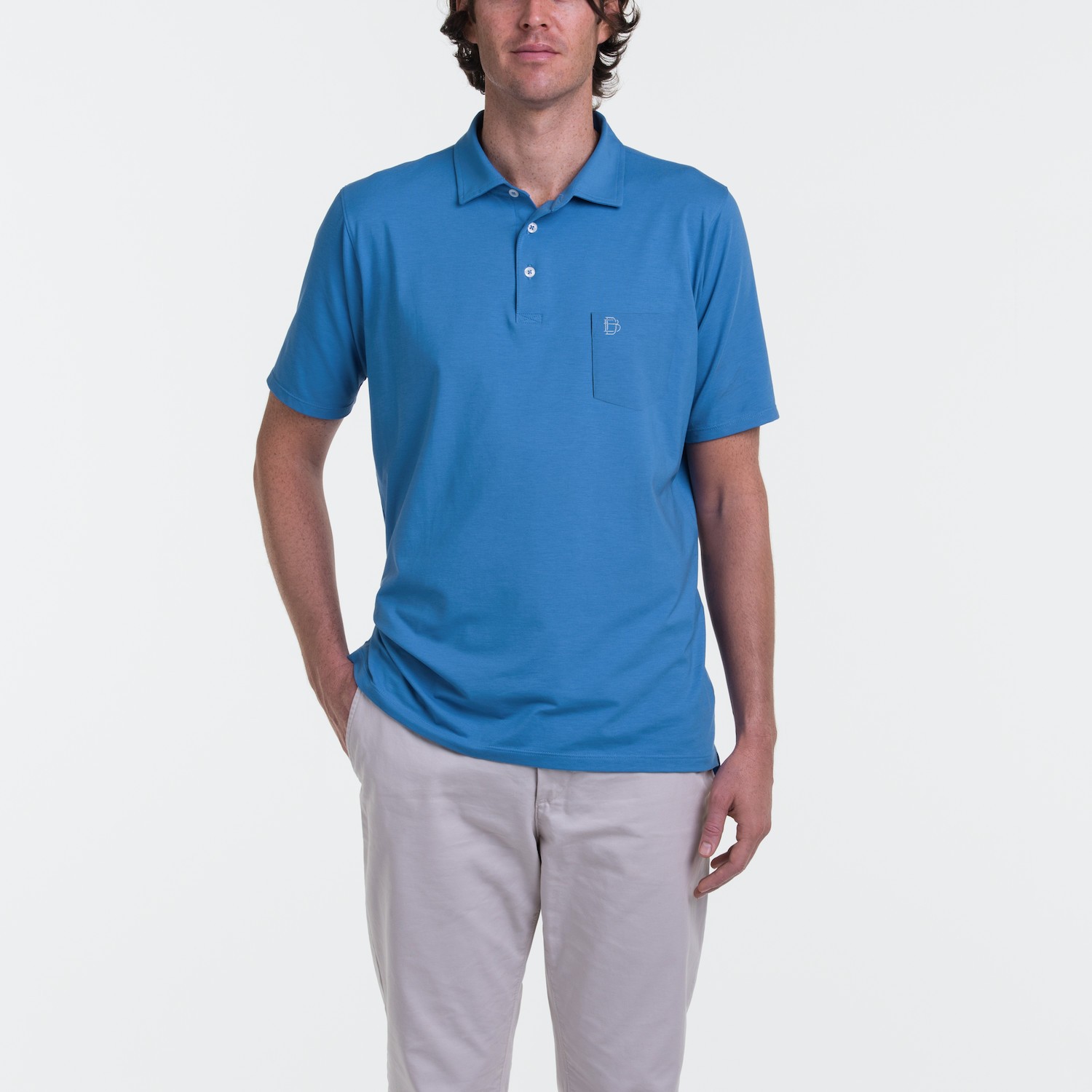 Picture of B. Draddy Men's Liam Pocketed Polo