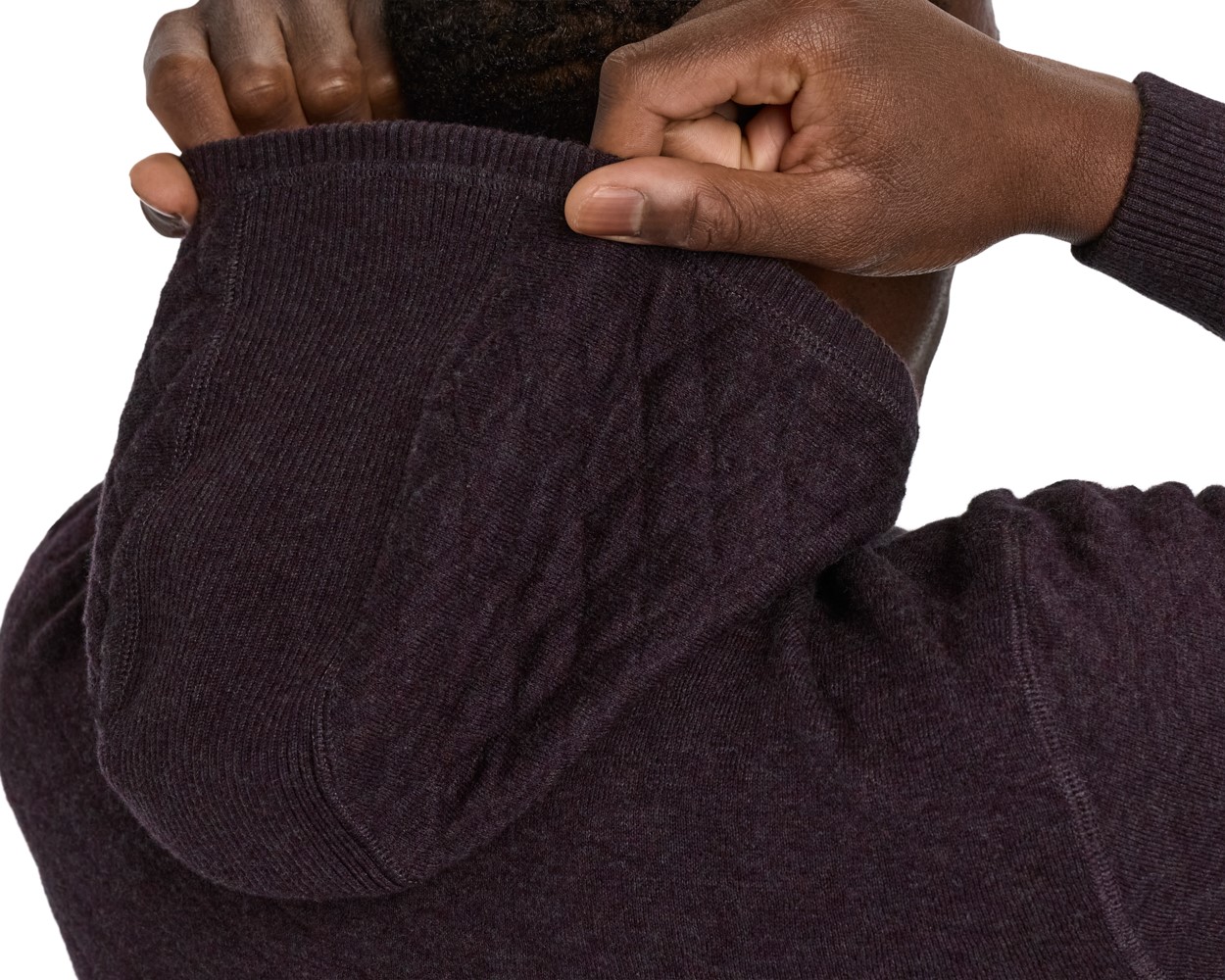 Picture of Holderness & Bourne Wallace Midweight Egyptian Cotton Jacquard Hoodie