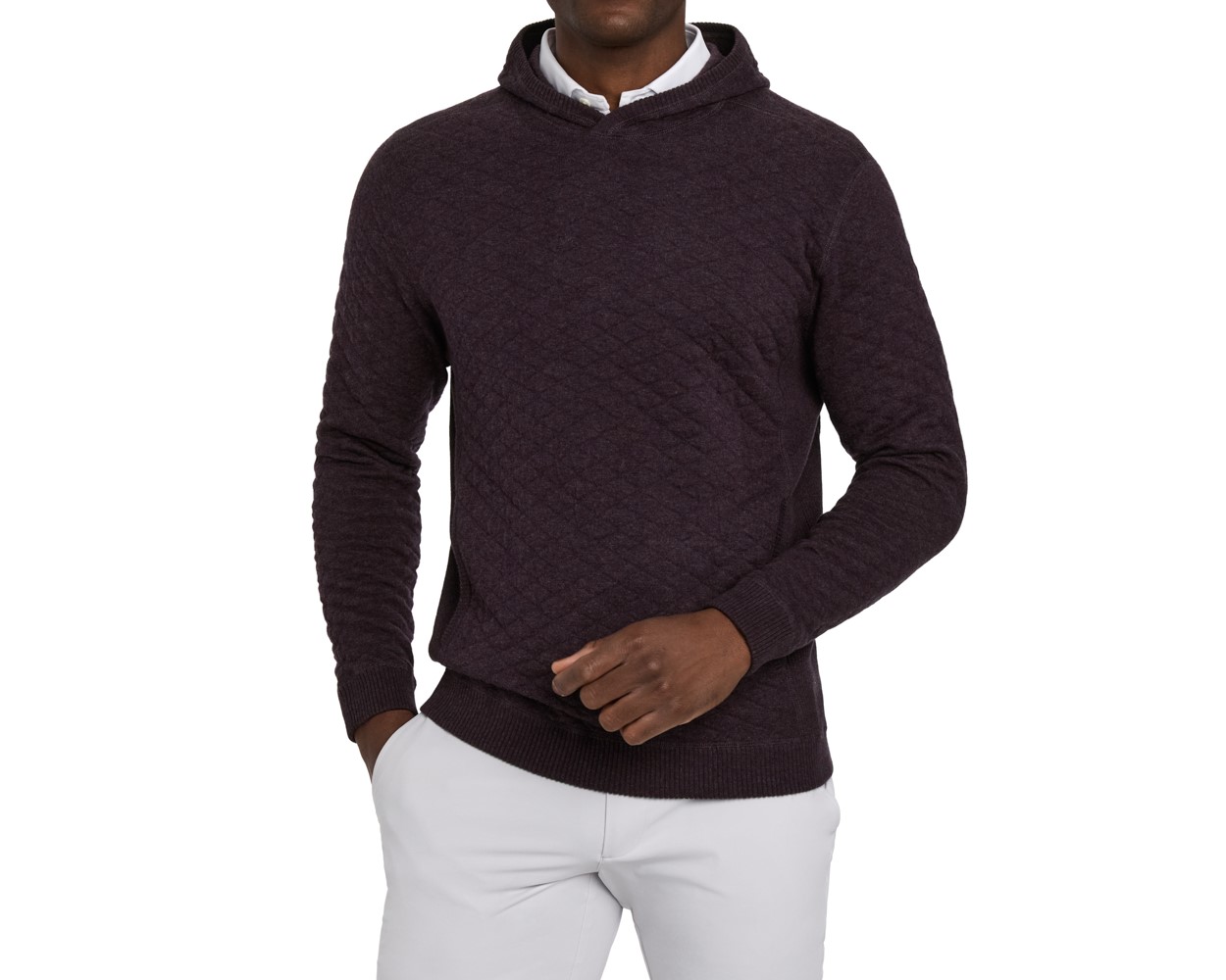 Picture of Holderness & Bourne Wallace Midweight Egyptian Cotton Jacquard Hoodie
