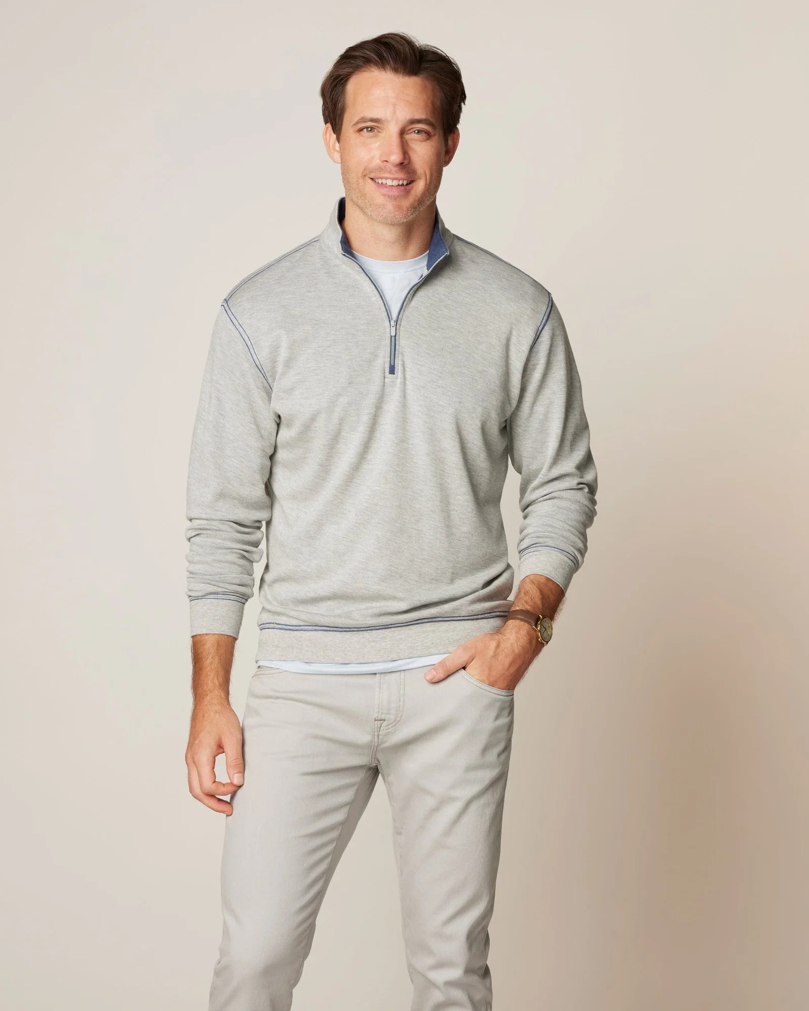 Picture of Johnnie-O Men's Hanks Textured Pullover Shirt