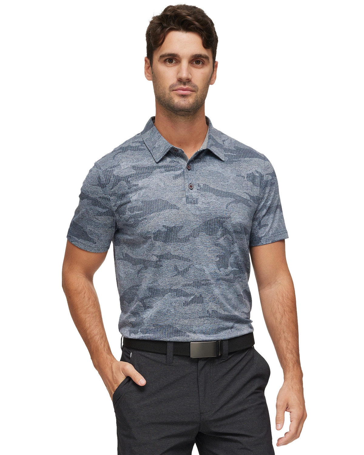 Picture of Flag & Anthem Men's Camo Dot Performance Polo
