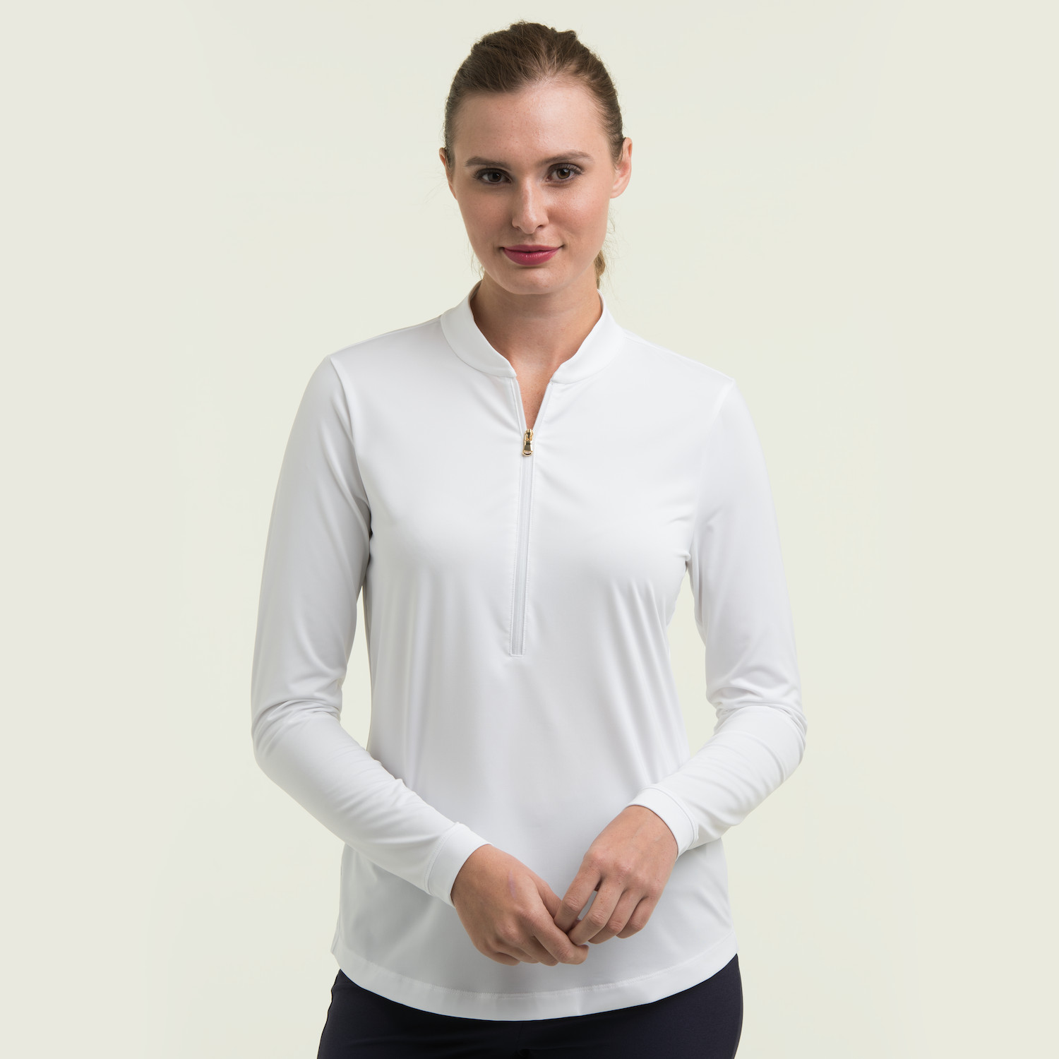 Picture of Fairway & Greene Women's Cat Quarter-Zip Shirt