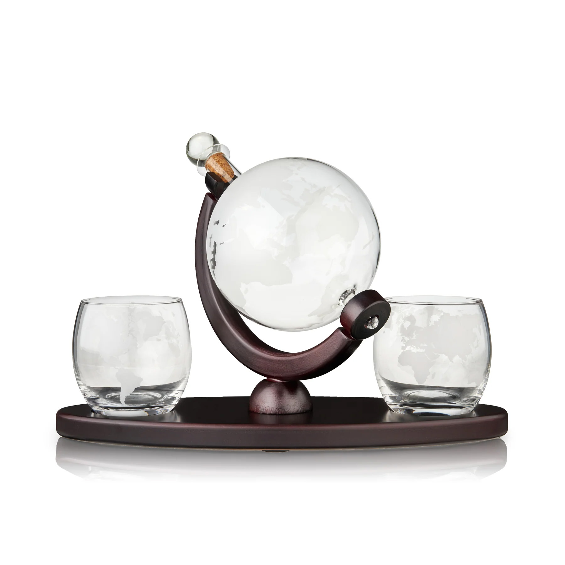 Picture of Viski Globe Decanter & Whiskey Tumblers Set