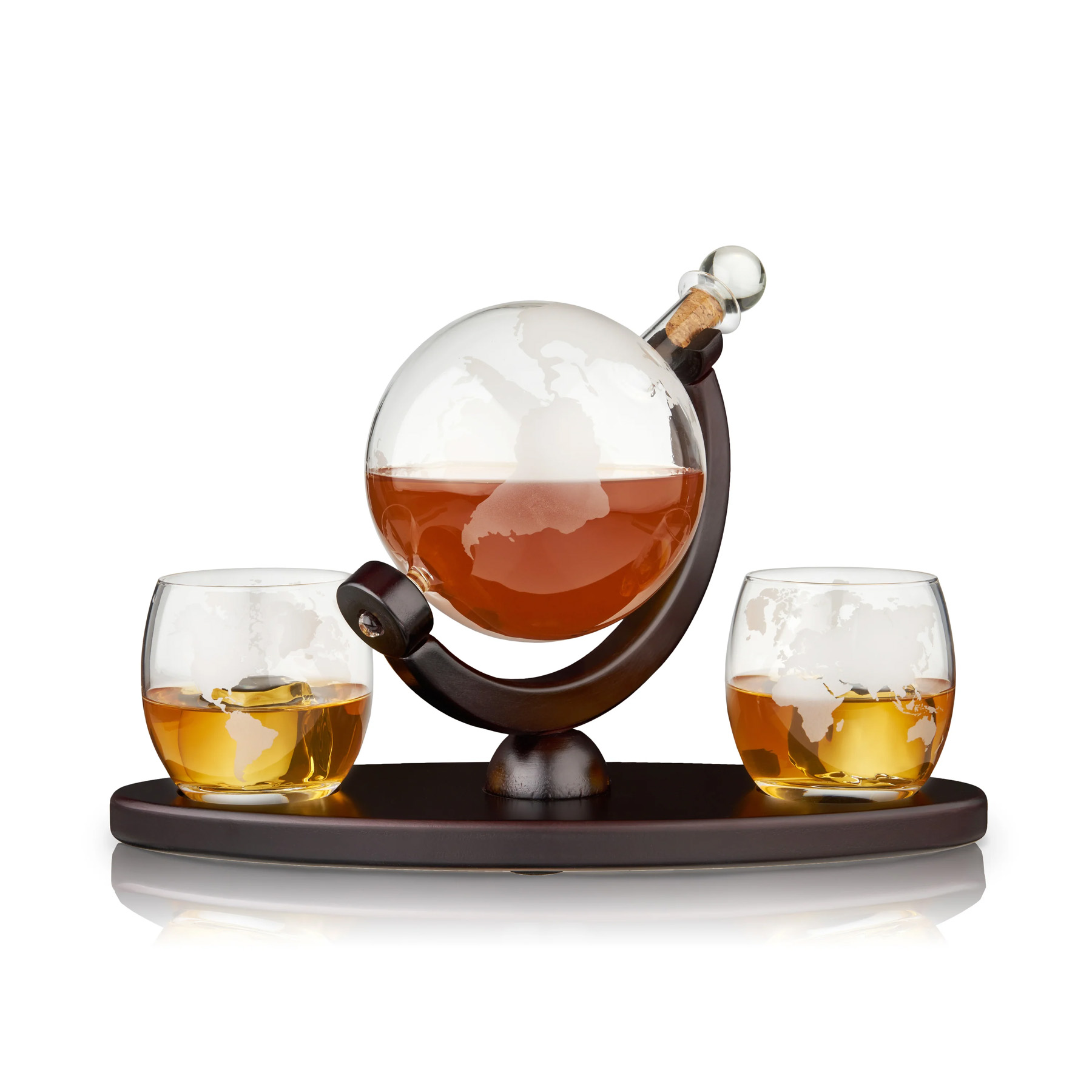 Picture of Viski Globe Decanter & Whiskey Tumblers Set