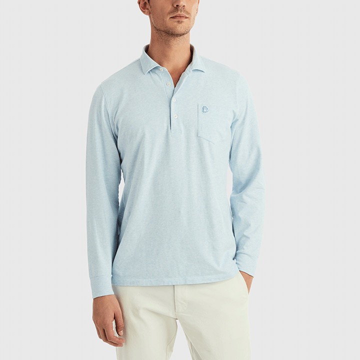 Picture of B. Draddy Men's Jack Long Sleeve Polo