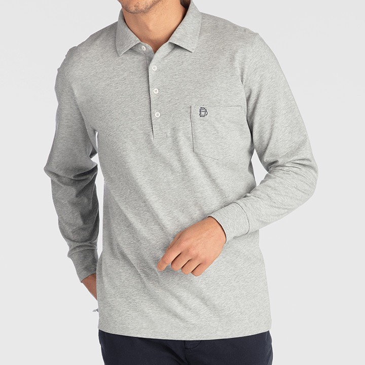Picture of B. Draddy Men's Jack Long Sleeve Polo