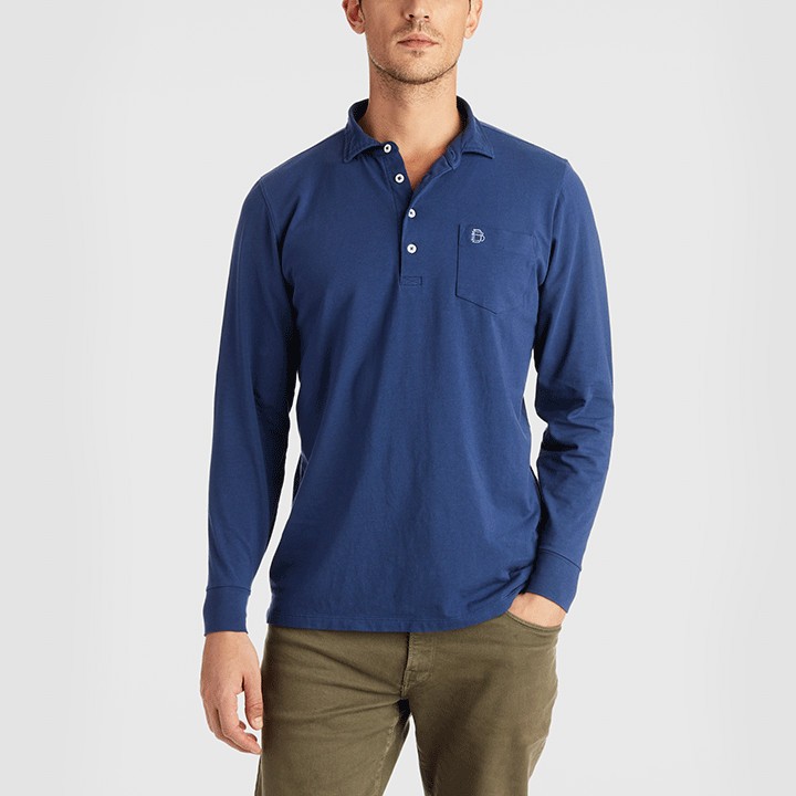 Picture of B. Draddy Men's Jack Long Sleeve Polo