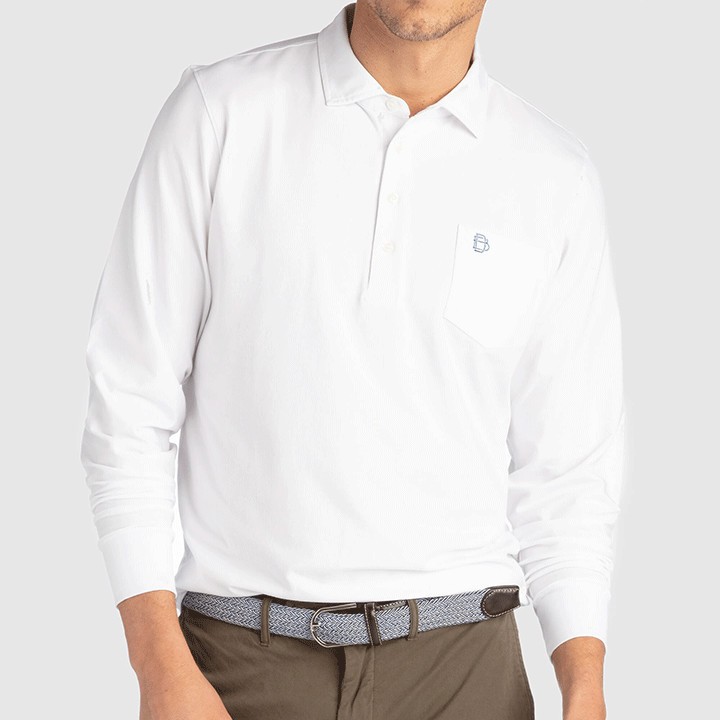 Picture of B. Draddy Men's Jack Long Sleeve Polo