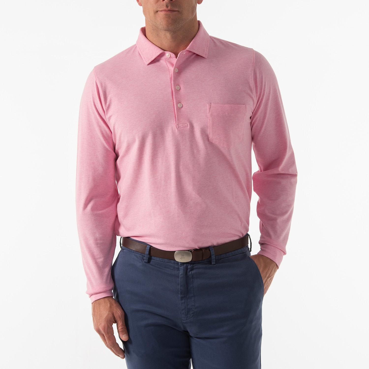 Picture of B. Draddy Men's Jack Long Sleeve Polo
