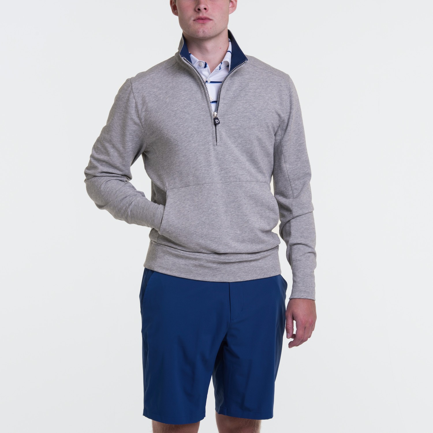Picture of B. Draddy Men's Russel Quarter-Zip Pullover Sweatshirt