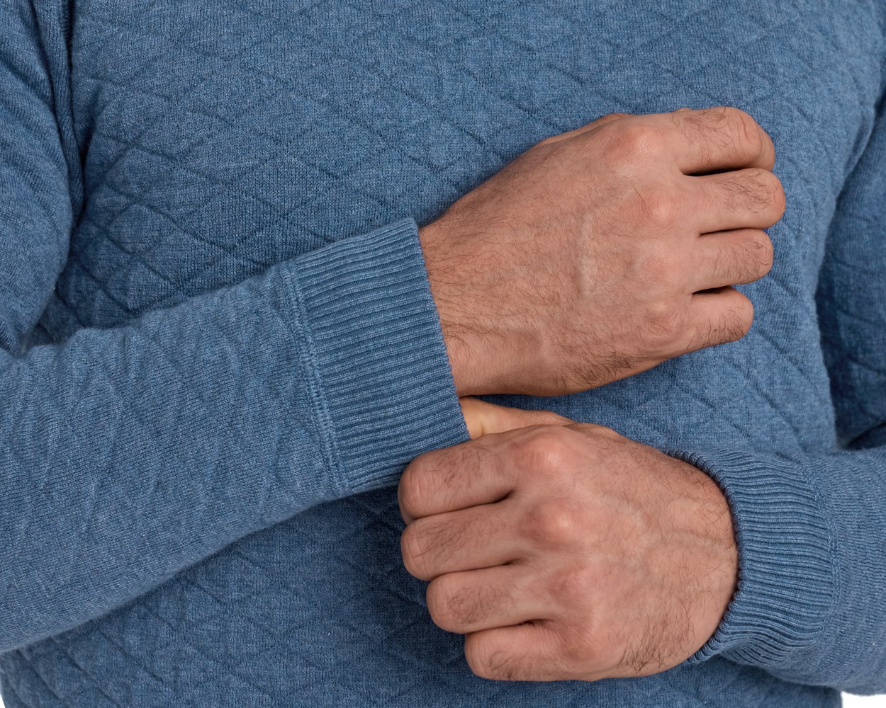 Picture of Holderness & Bourne Ward Midweight Egyptian Cotton Jacquard Crewneck Sweater