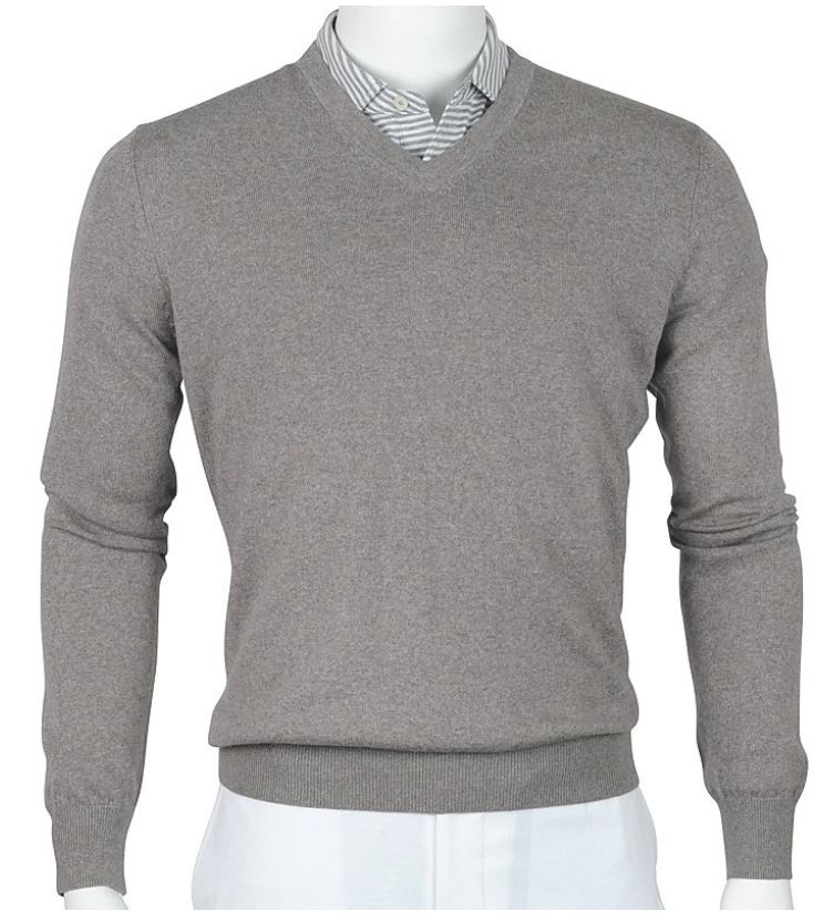 Picture of Fairway & Greene Men's Merino Long Sleeve V-Neck Sweater