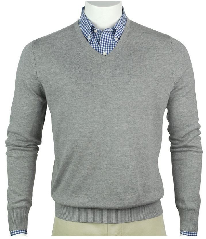 Picture of Fairway & Greene Men's Merino Long Sleeve V-Neck Sweater