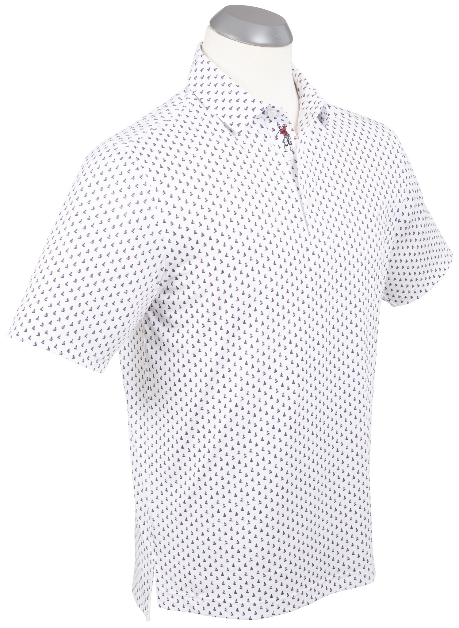 Picture of Bobby Jones Men's Performance Jacquard Pin Stripe Polo