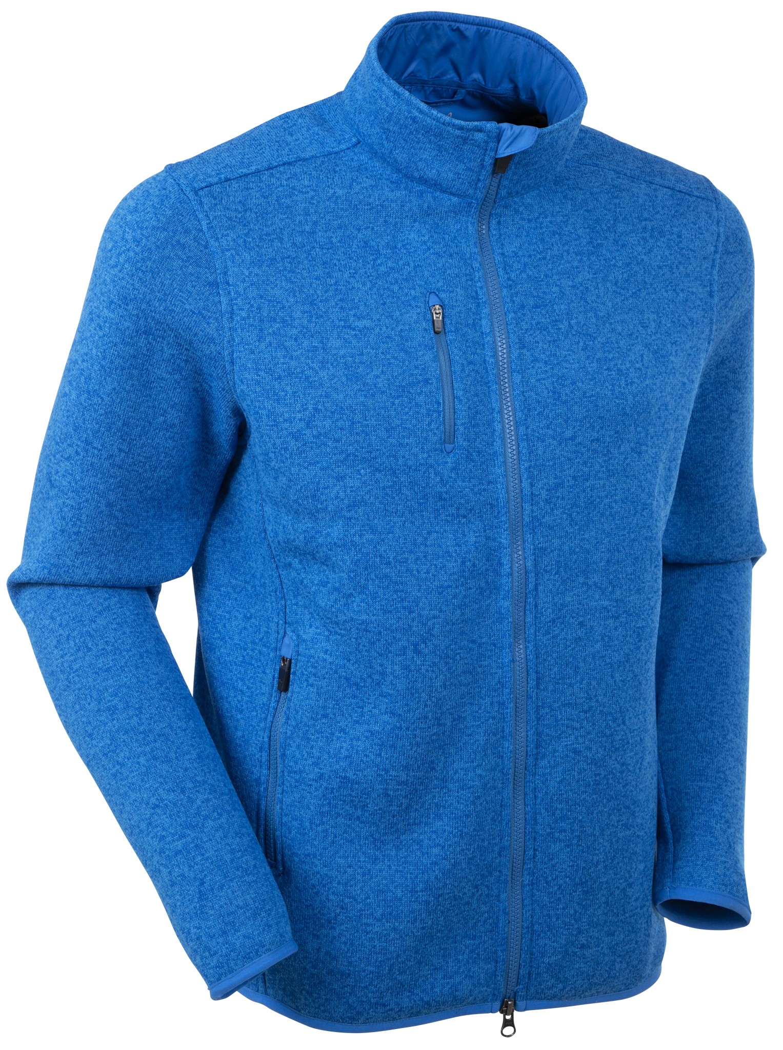 Picture of Bobby Jones Men's Performance Poly/Wool Full-Zip Sweater Jacket