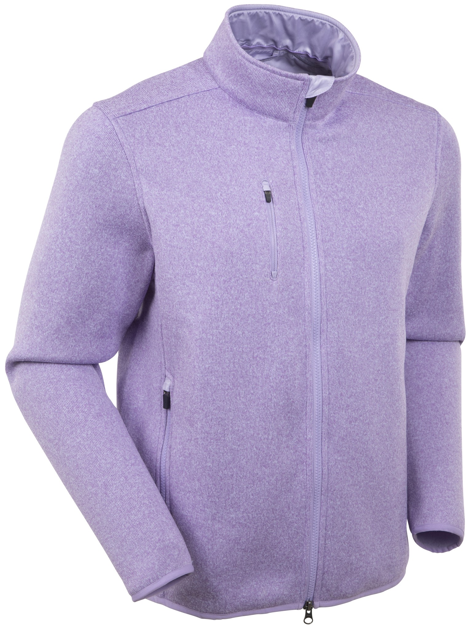 Picture of Bobby Jones Men's Performance Poly/Wool Full-Zip Sweater Jacket