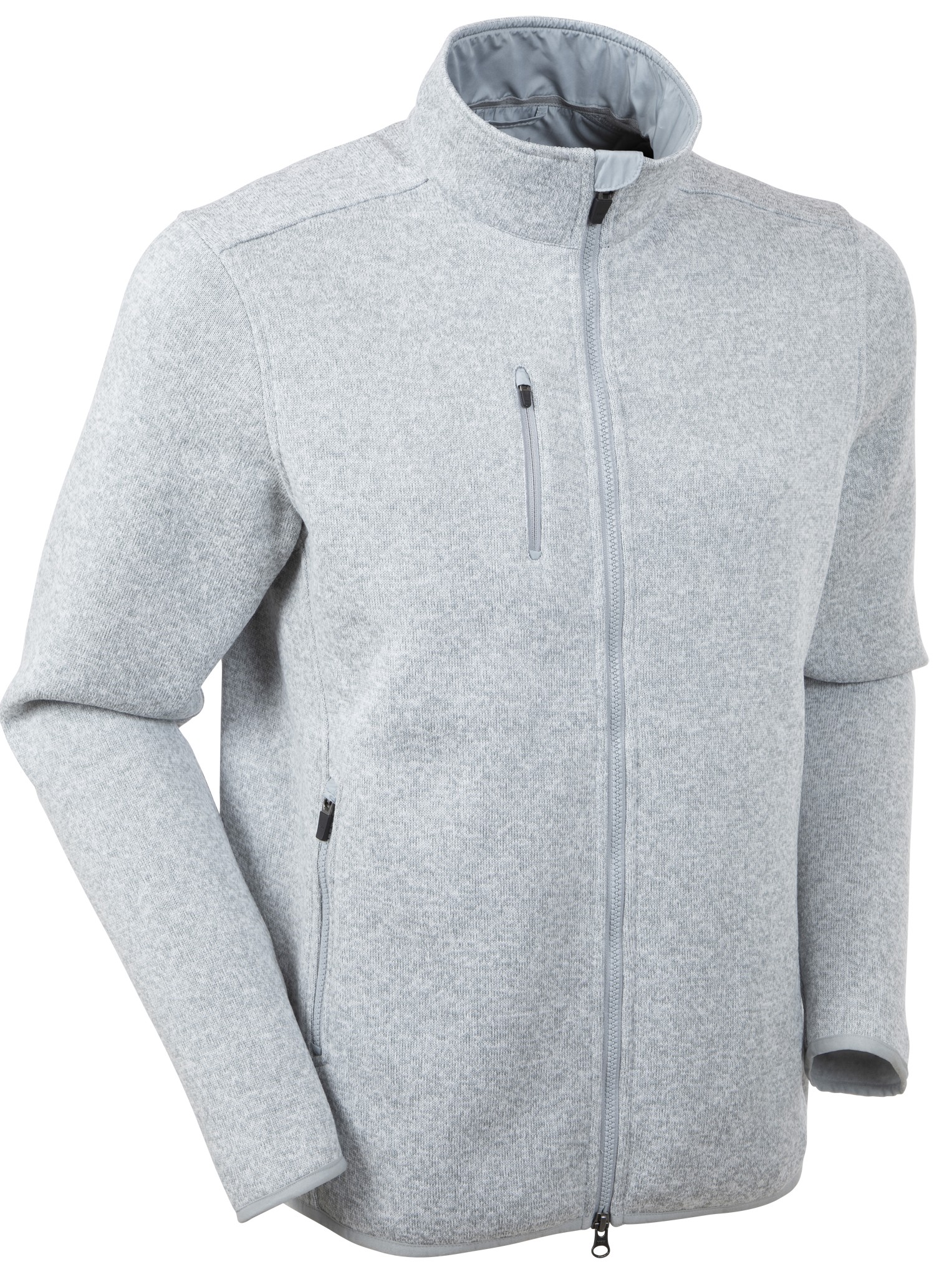 Picture of Bobby Jones Men's Performance Poly/Wool Full-Zip Sweater Jacket