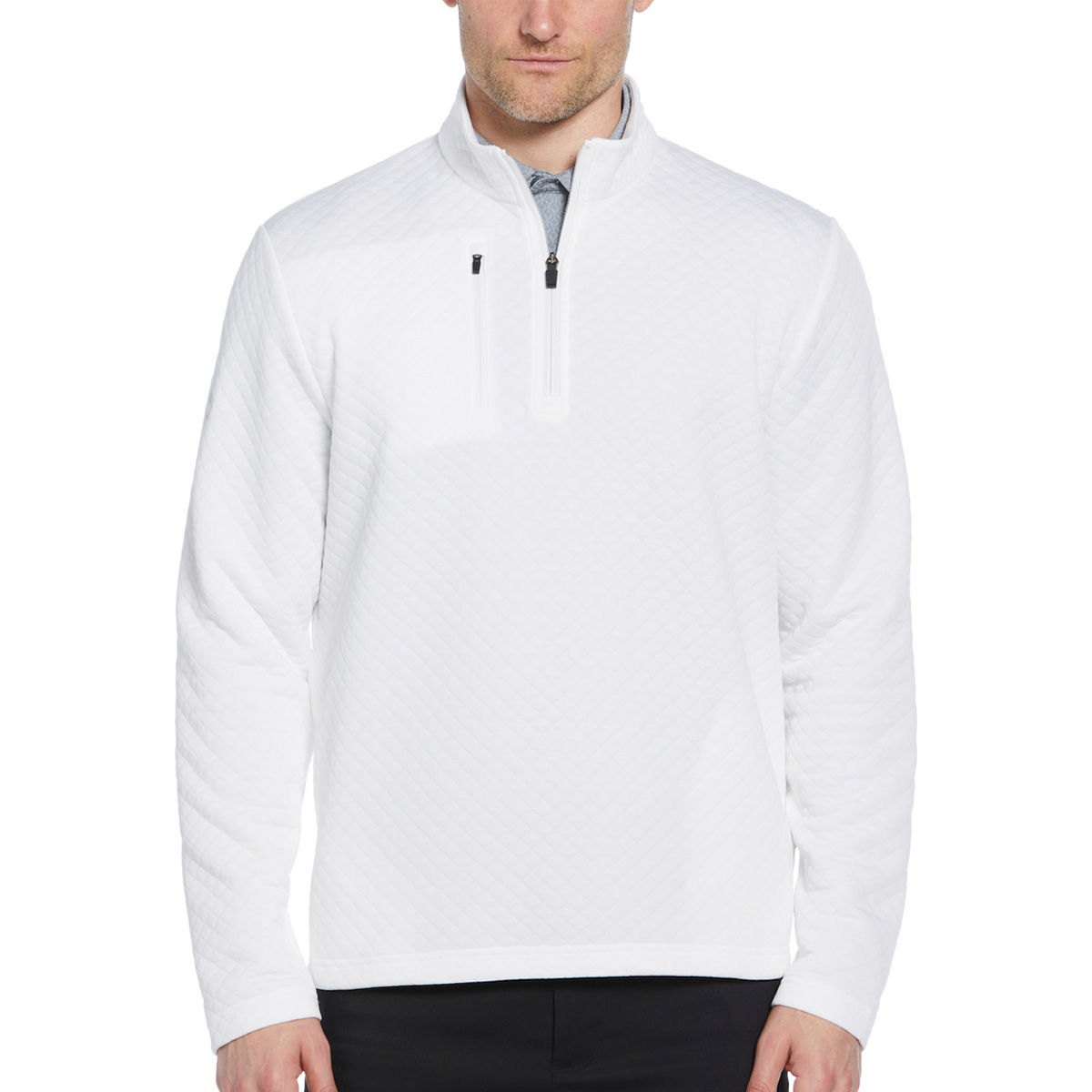 Picture of Callaway Men's Quater-Zip Diamond Quilted Fleece