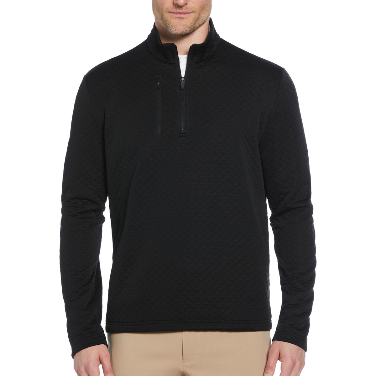 Picture of Callaway Men's Quater-Zip Diamond Quilted Fleece