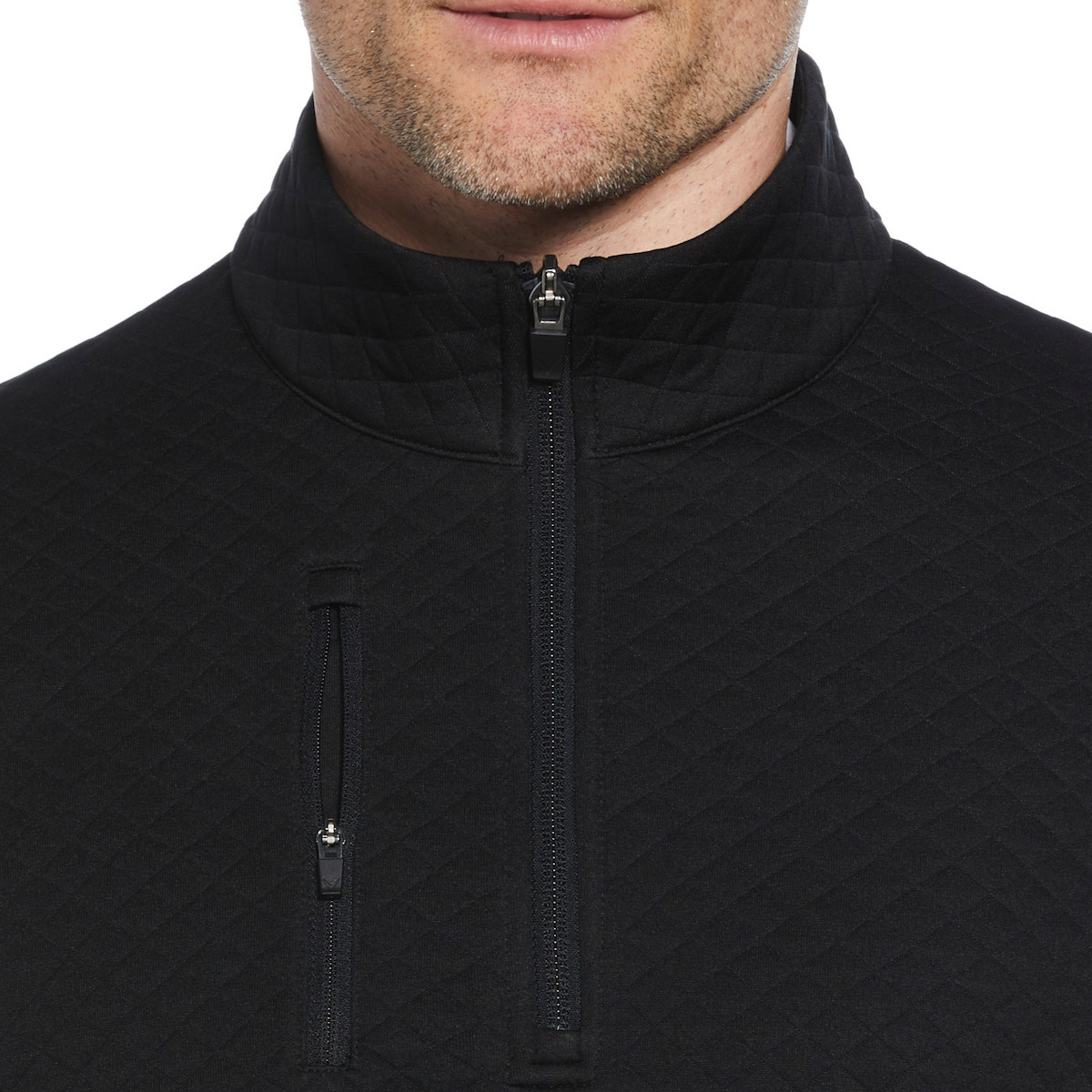 Picture of Callaway Men's Quater-Zip Diamond Quilted Fleece