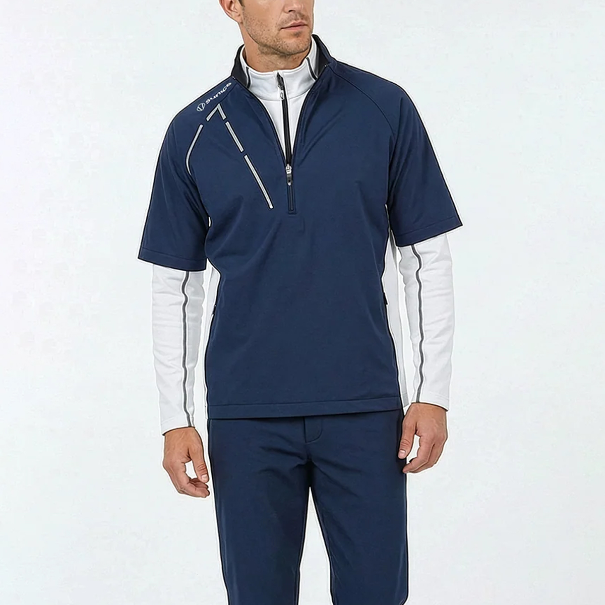Picture of Sunice Men's Zephal Elite Waterproof Short Sleeve Pullover (Sullivan)