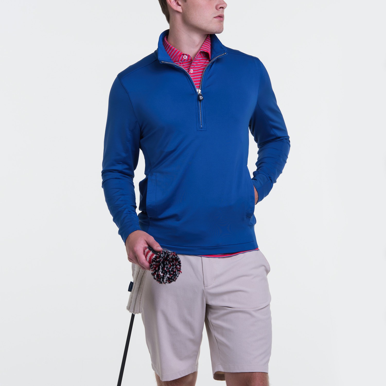 Picture of B. Draddy Men's Blair Half-Zip Pullover Shirt