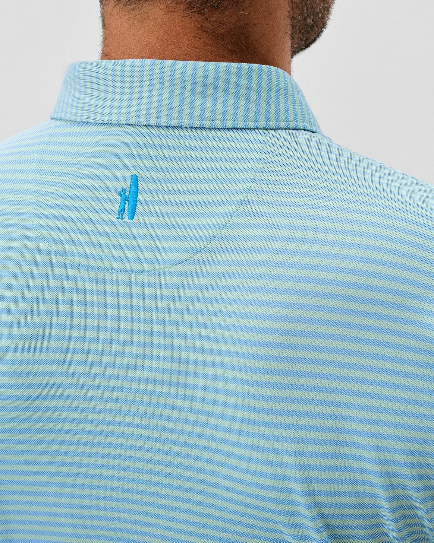 Picture of Johnnie-O Men's Performance Mesh Polo - Stetson Stripe