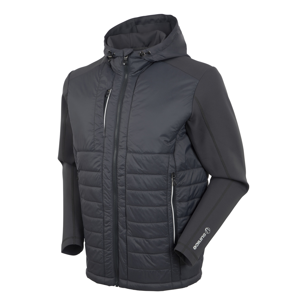 Picture of Sunice Men's Hamilton Thermal Hybrid Hooded Jacket