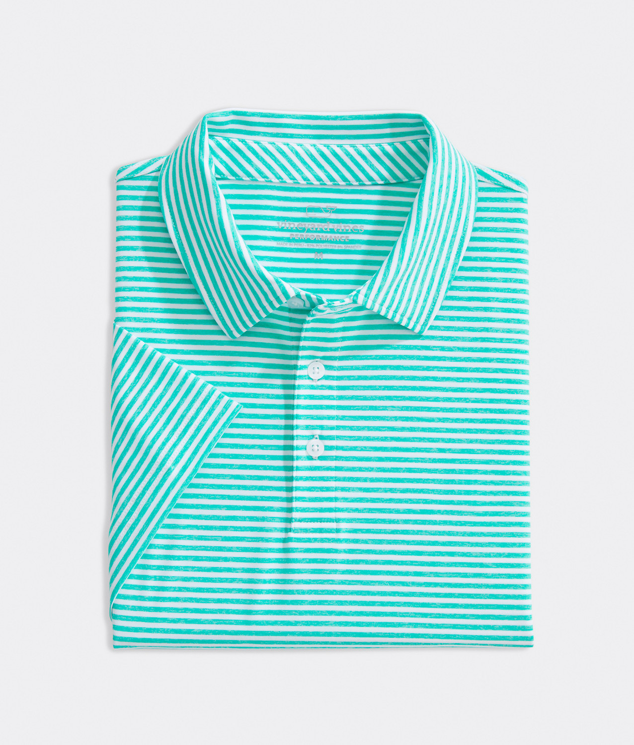 Picture of Vineyard Vines Men's Custom Heathered Winstead Stripe Sankaty Polo