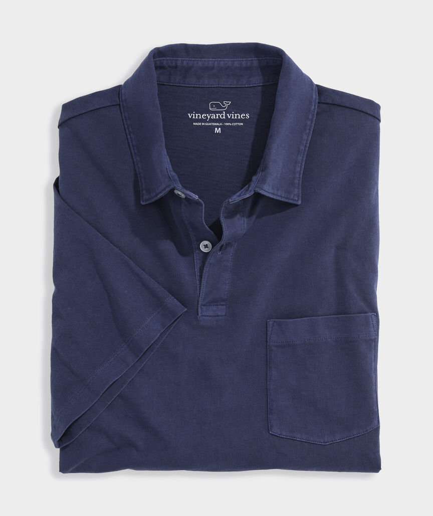 Picture of Vineyard Vines Men's Surf Garment Dyed Polo