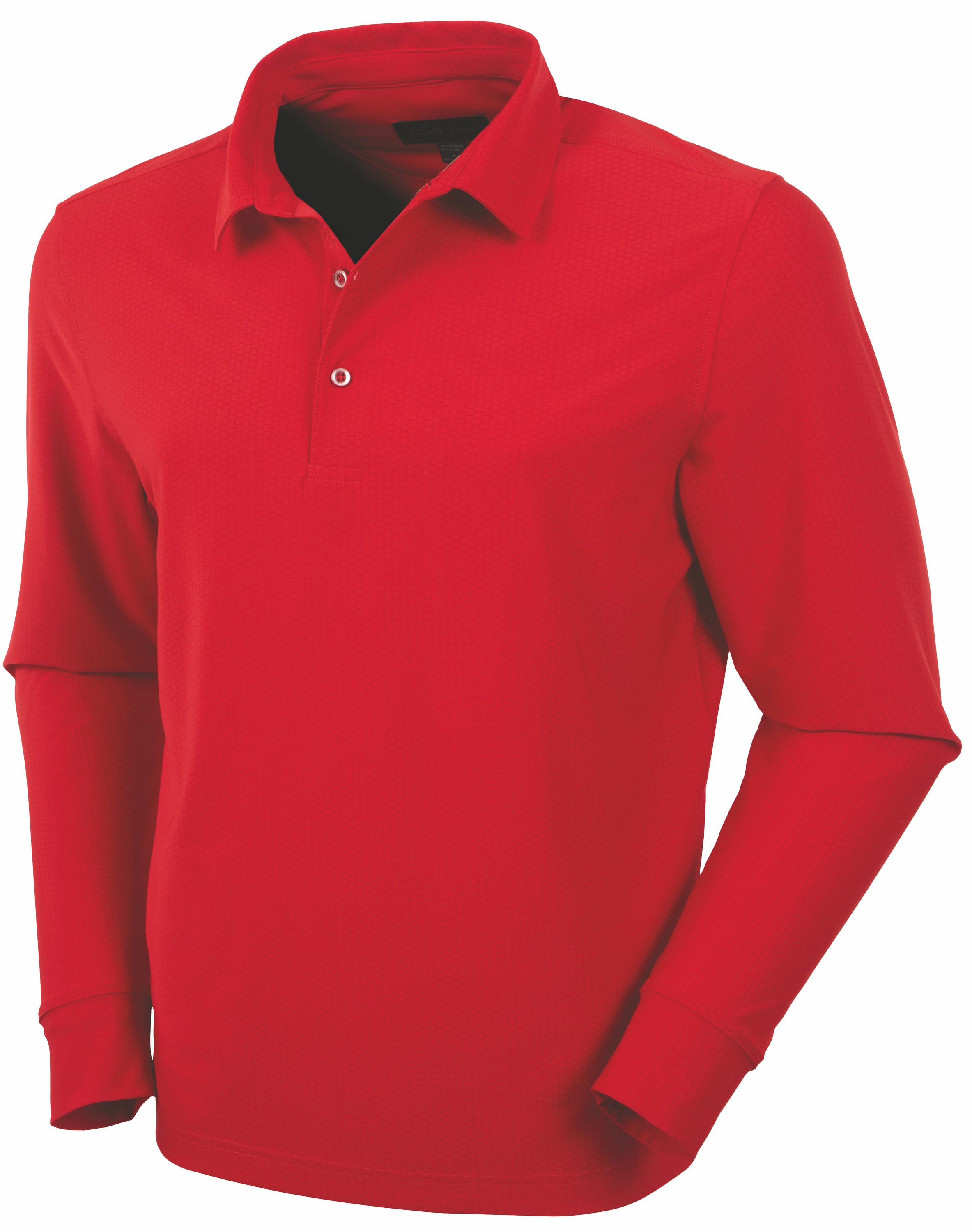 Picture of Bobby Jones Men's Performance Balata Print L/S Polo Shirt