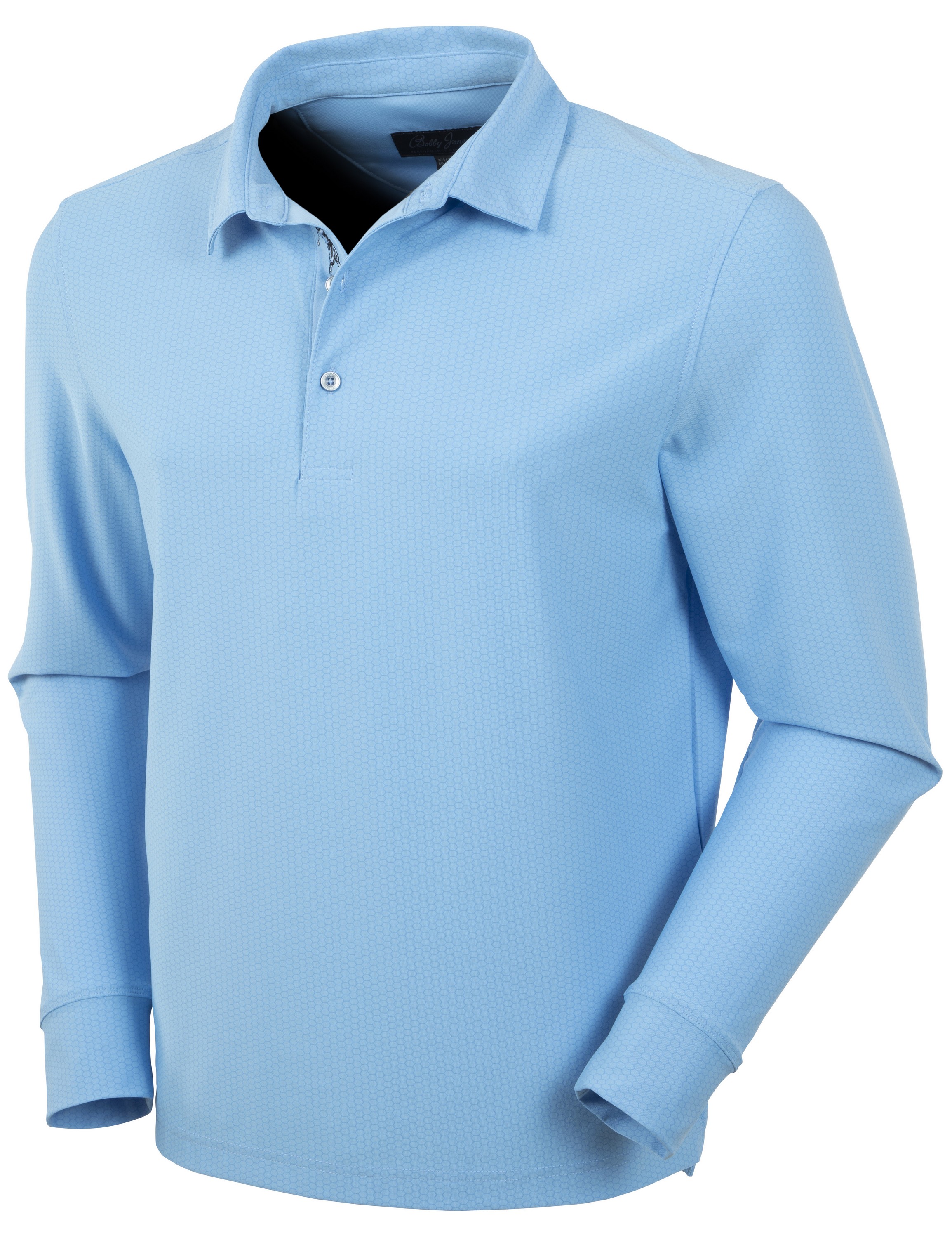 Picture of Bobby Jones Men's Performance Balata Print L/S Polo Shirt