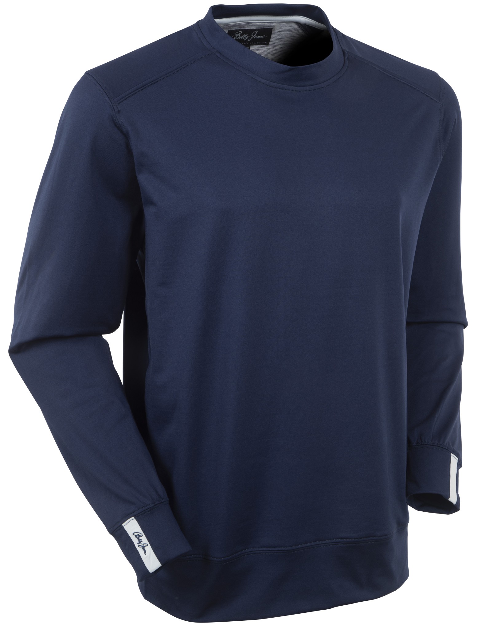 Picture of Bobby Jones Men's Performance Scorecard L/S Crewneck Shirt