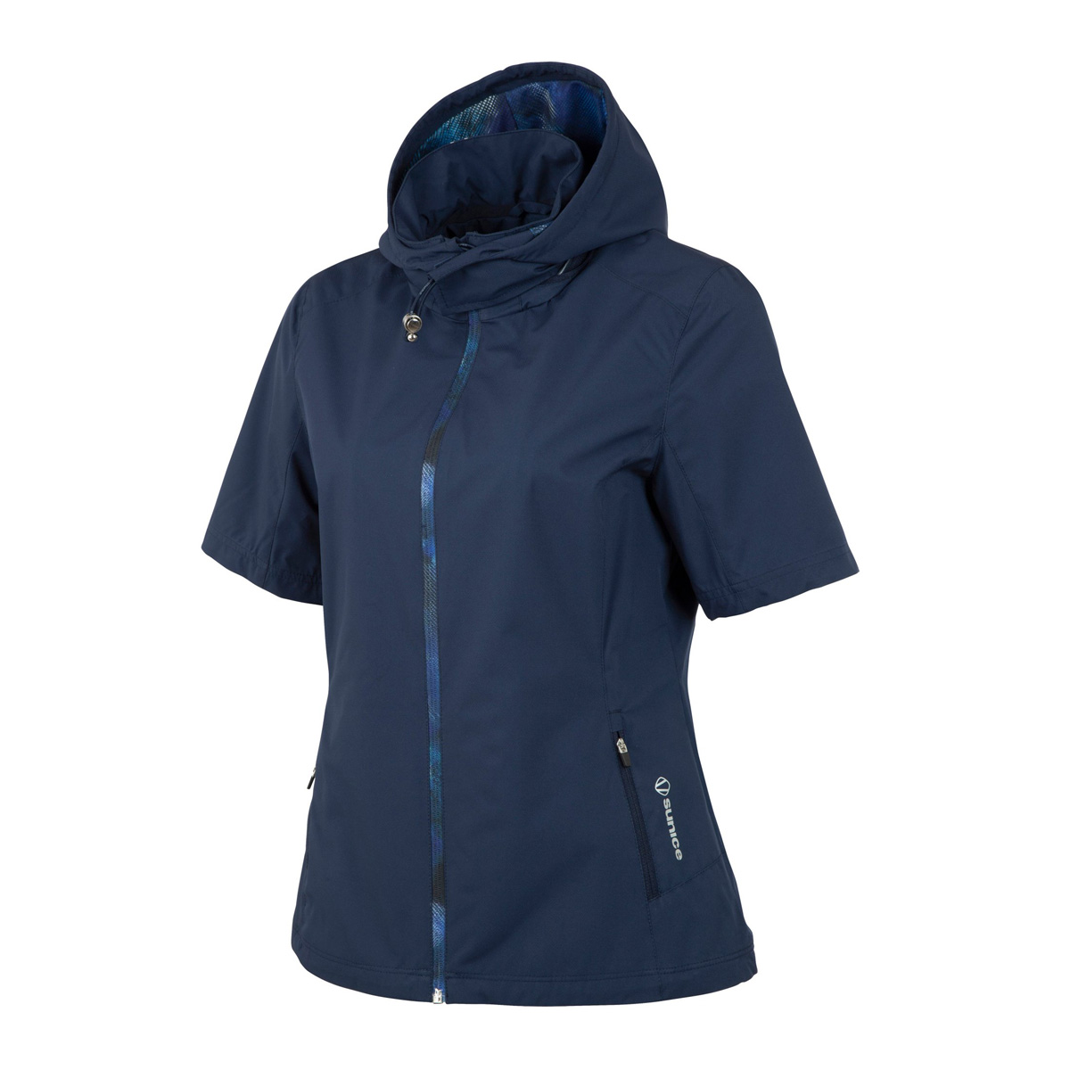 Picture of Sunice Women's WxTech Weatherproof Short Sleeve Jacket with Packable Hood