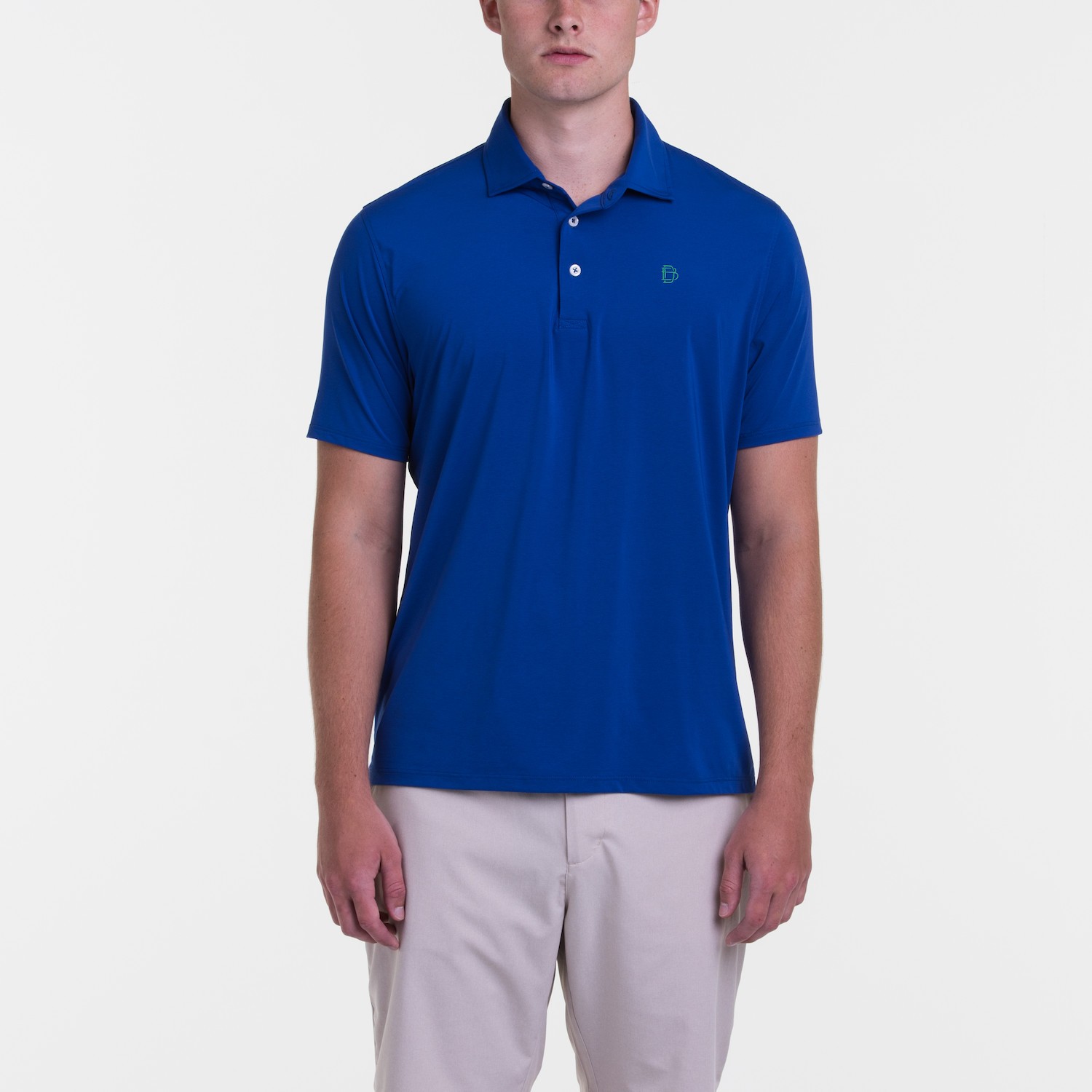 Picture of B. Draddy Men's Sport Ryan Solid Jersey Polo