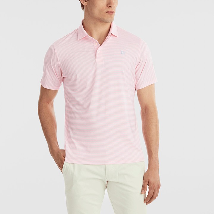 Picture of B. Draddy Men's Sport Jimmy Stripe Jersey Polo