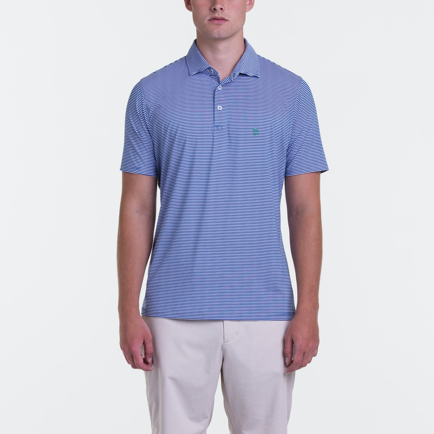 Picture of B. Draddy Men's Sport Jimmy Stripe Jersey Polo
