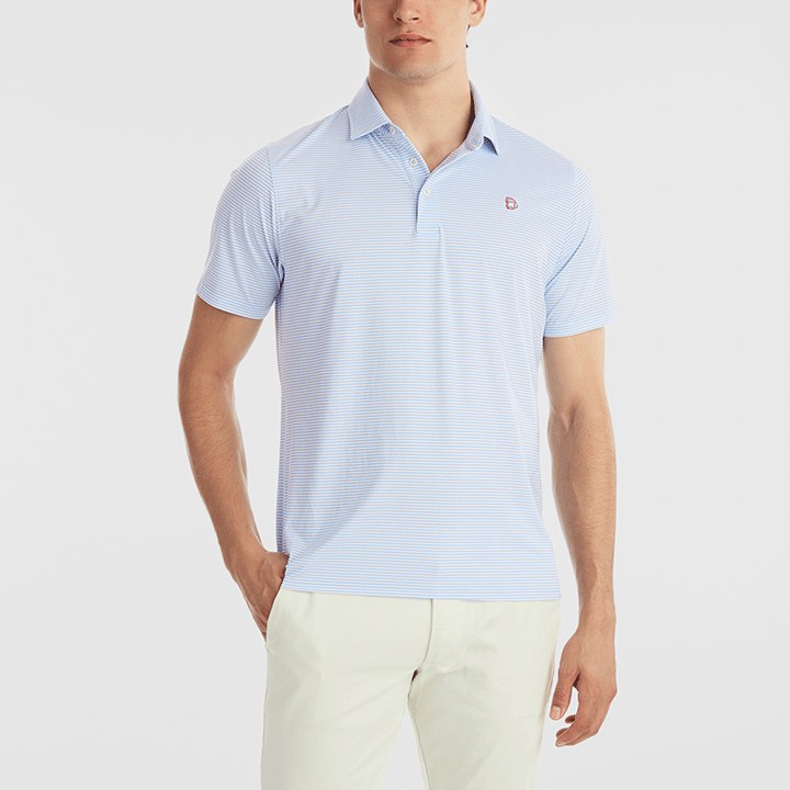 Picture of B. Draddy Men's Sport Jimmy Stripe Jersey Polo