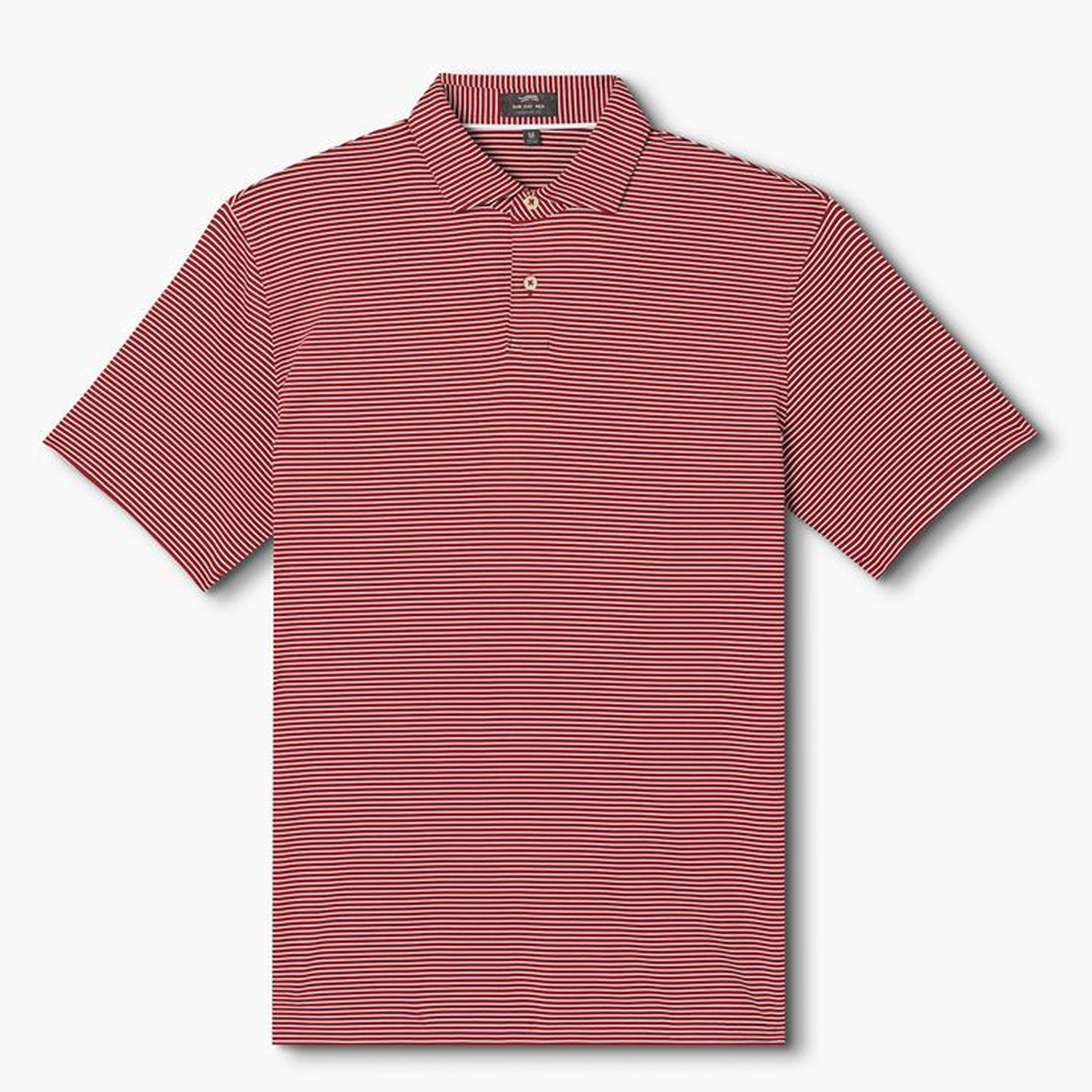 Picture of Sun Day Red Men's Refined Cypress Stripe Polo NL