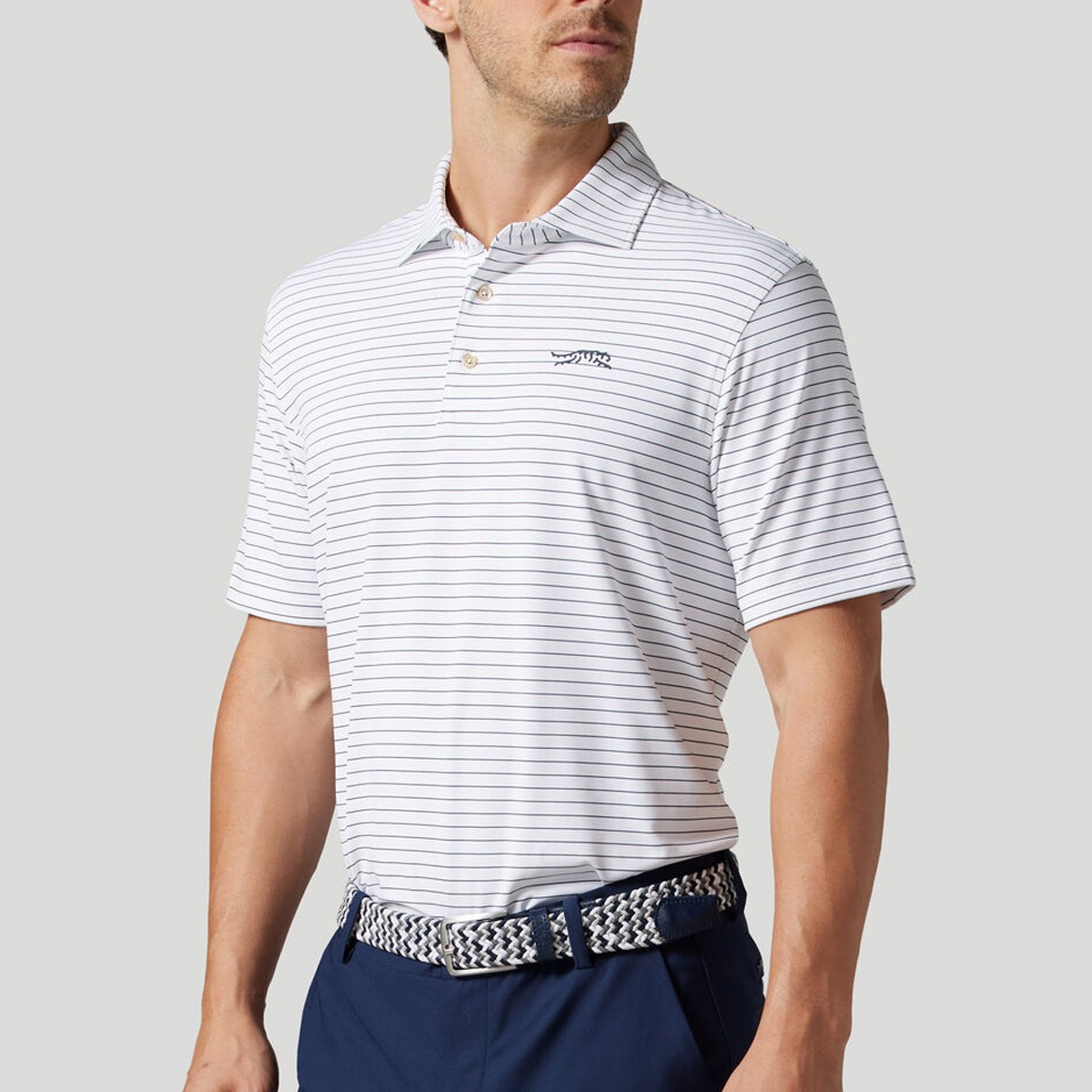 Picture of Sun Day Red Men's Stripe Polo II