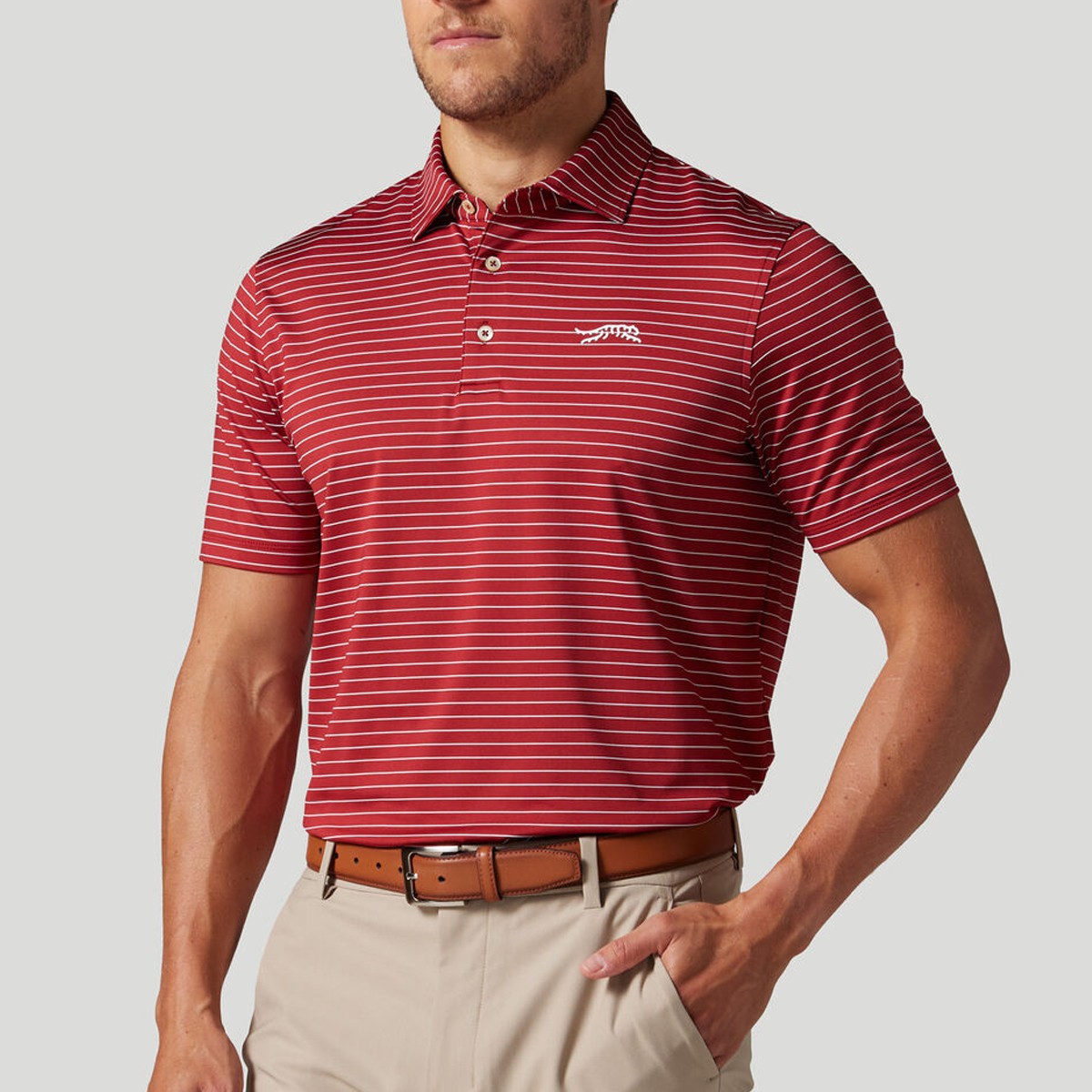 Picture of Sun Day Red Men's Stripe Polo II