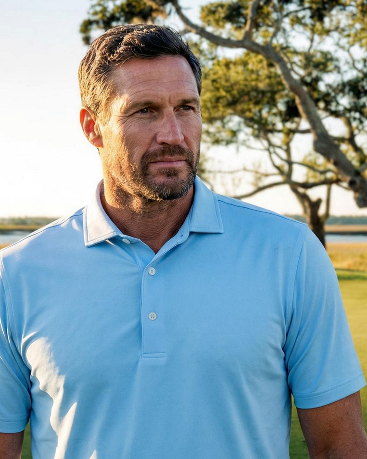 Picture of Fairway & Greene Men's Middleton Solid Polo