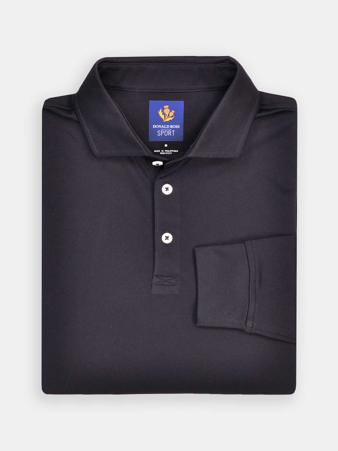 Picture of Donald Ross Brooks Long Sleeve Sport Fit Polo