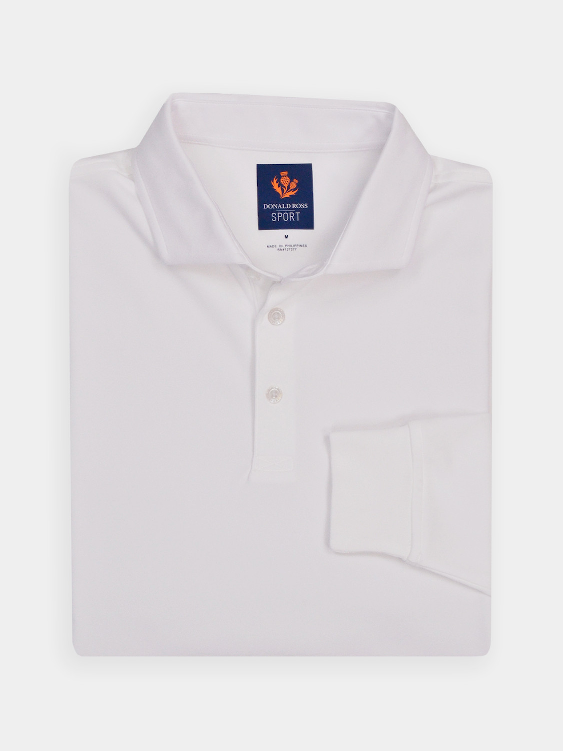 Picture of Donald Ross Brooks Long Sleeve Sport Fit Polo