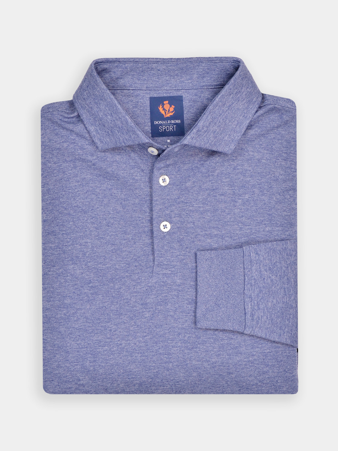 Picture of Donald Ross Brooks Long Sleeve Sport Fit Polo