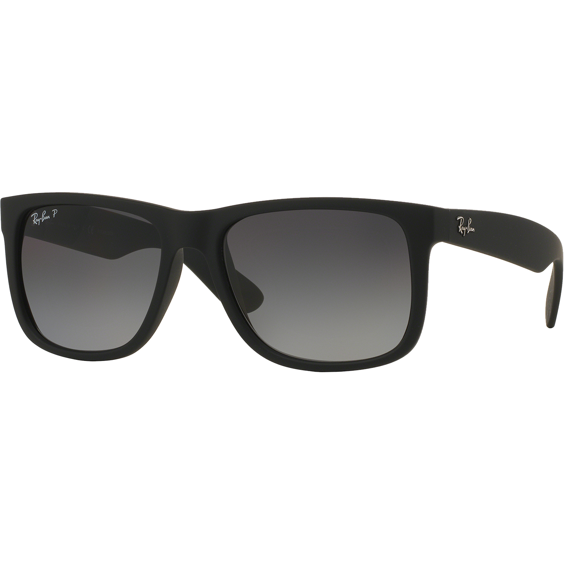 Picture of Ray-Ban® Polarized Justin Classic Sunglasses - Black/ Grey Gradient