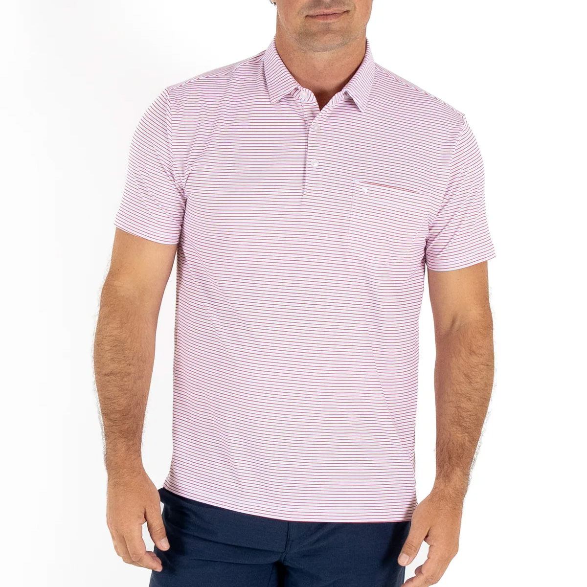 Picture of AndersonOrd Men's Mitch Martin Striped Polo