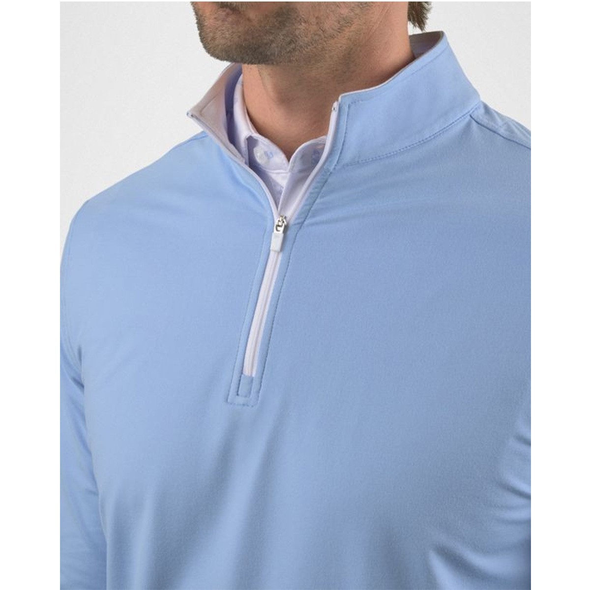 Picture of Good Good Men's Birdie Blue Quarter-Zip