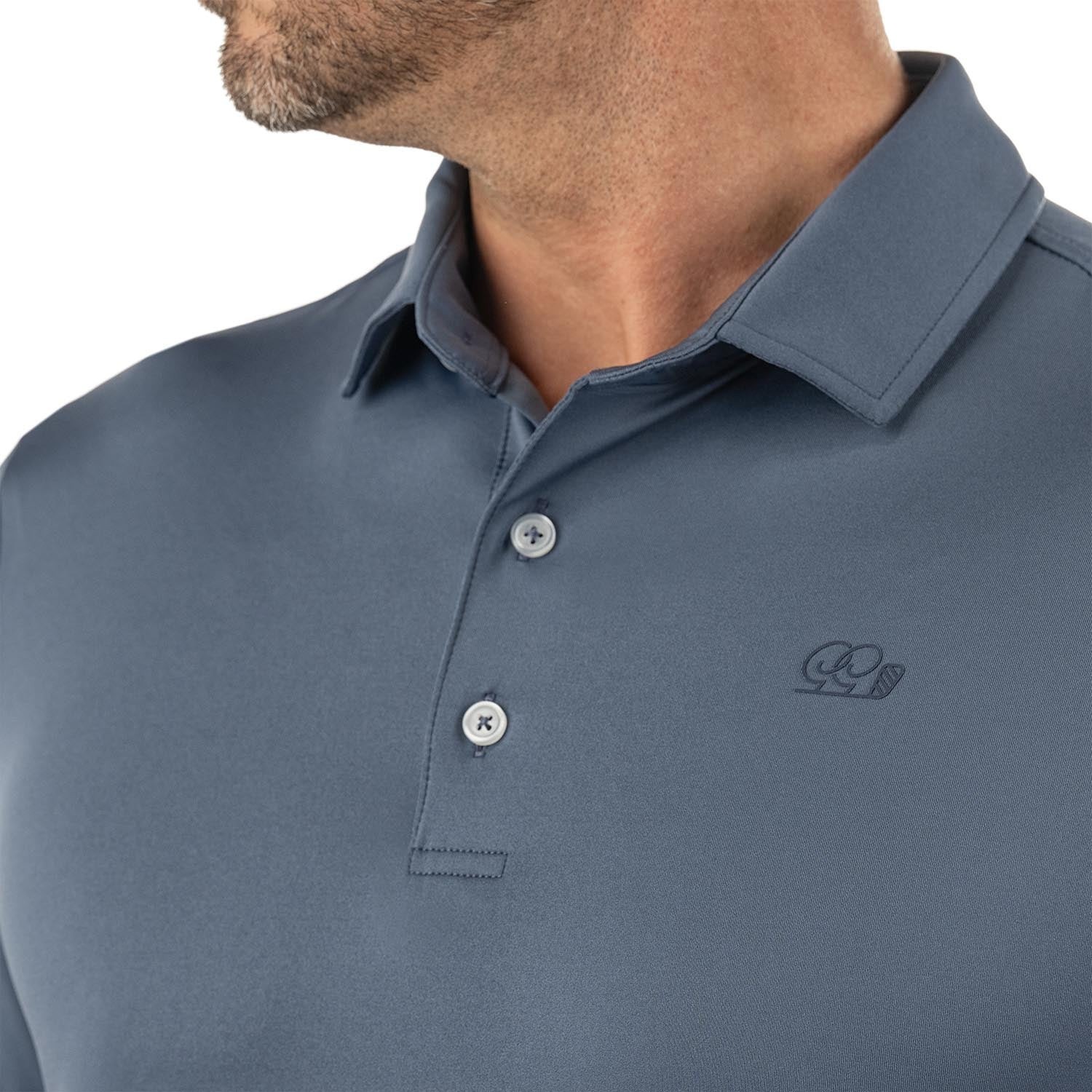 Picture of Good Good Men's Indigo Mountain Polo