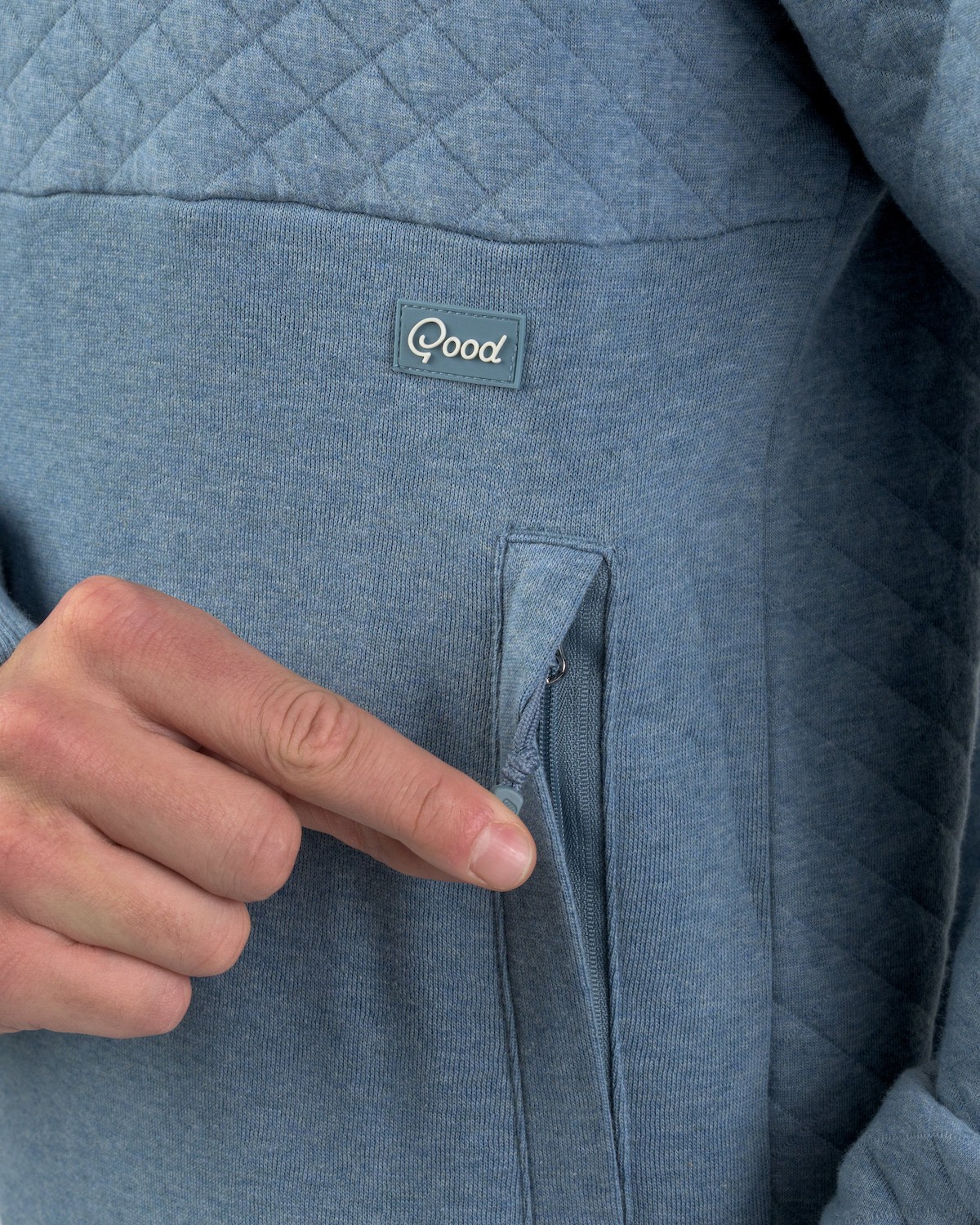 Picture of Good Good Men's Lakeside Quilted Hoodie